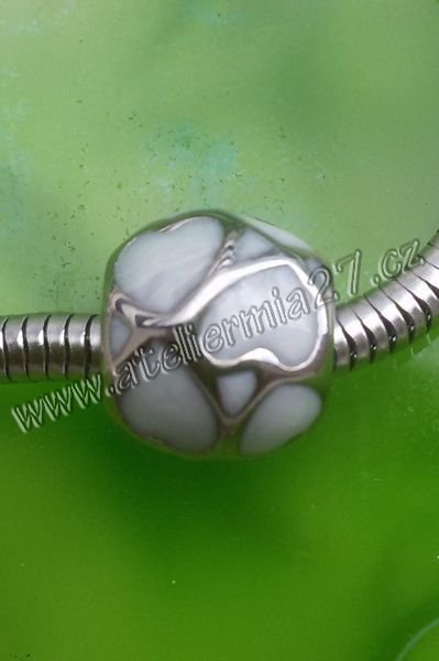 Korálek z chirurgické oceli - Srdce něžností - Kliknutím na obrázek zavřete